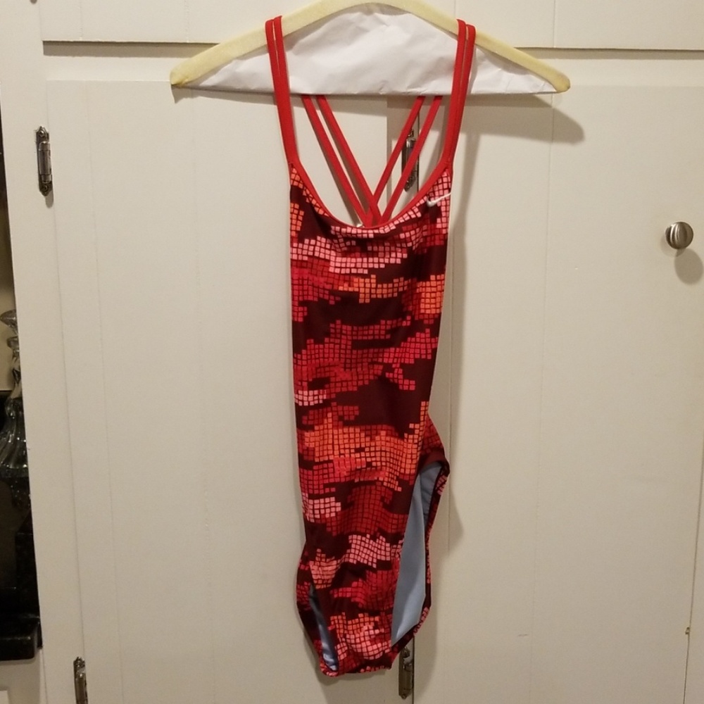 Nike competition swimsuit Small Red